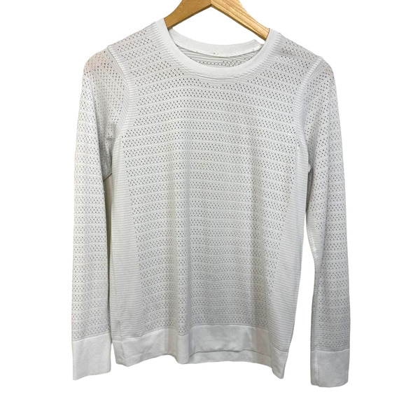 Lululemon Tops - Lululemon Lululemon Breeze By Long Sleeve white size 6